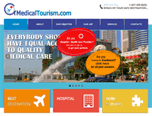 Tablet Screenshot of gmedicaltourism.com